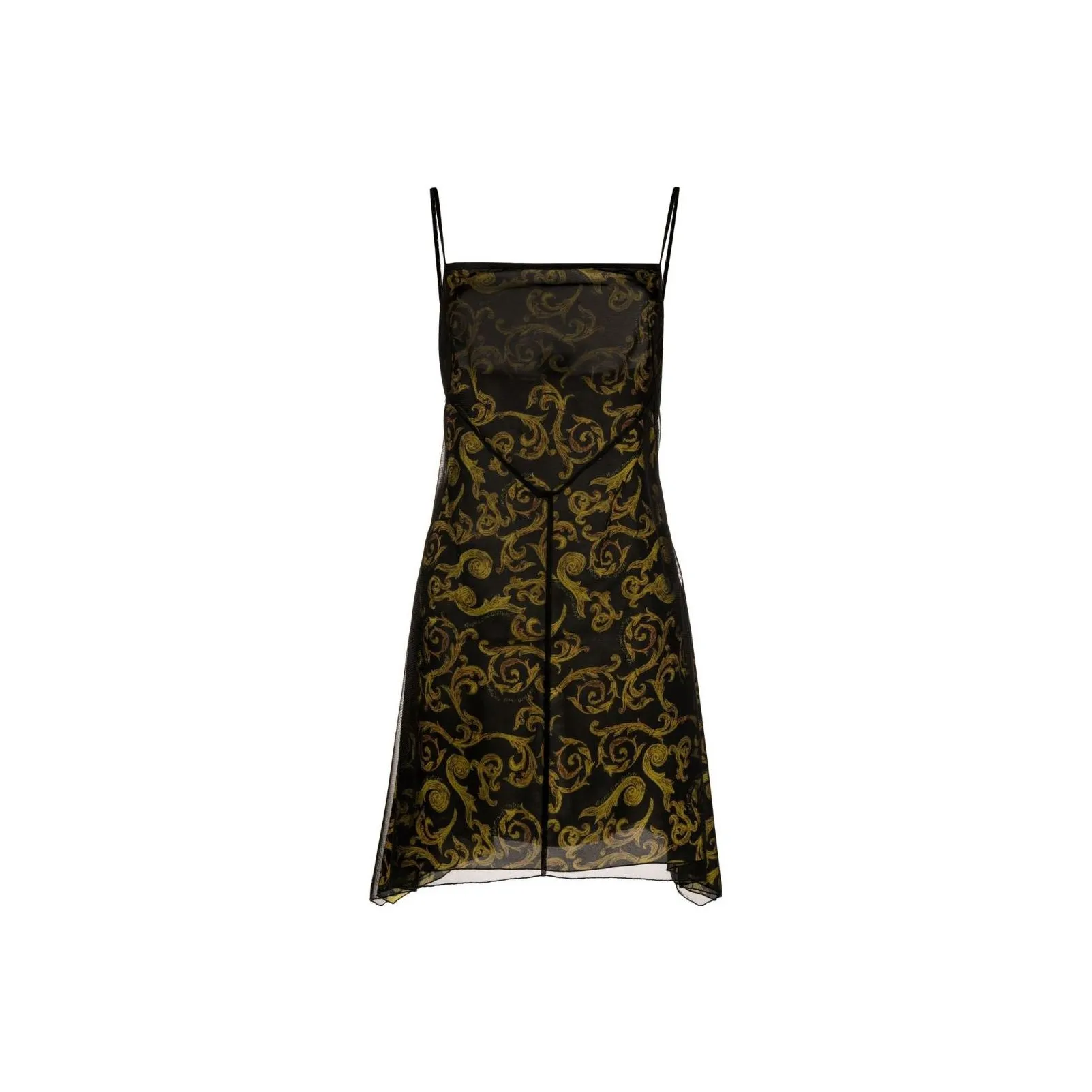 VERSACE JEANS COUTURE SS23 Sleeveless Dress Women's Black