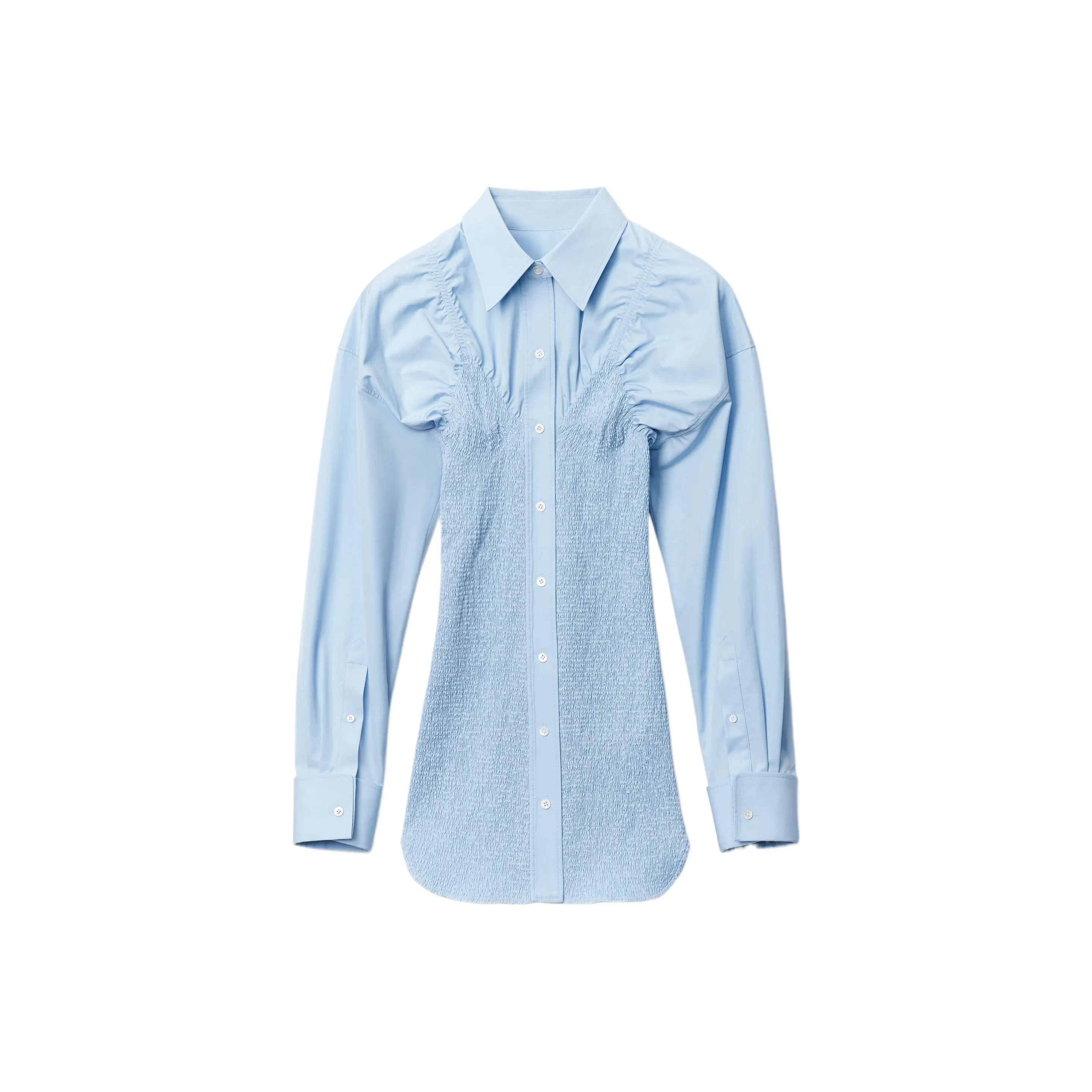 Alexander Wang Long Sleeved Dresses Women's Light Blue