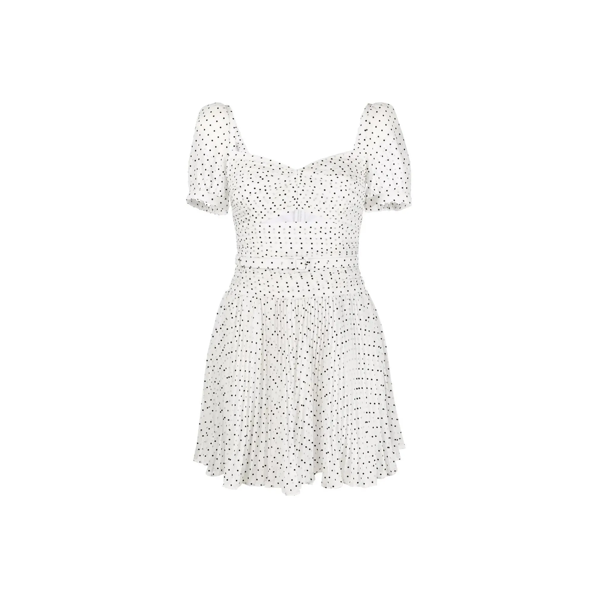 Self portrait Short Sleeved Dress Women's White