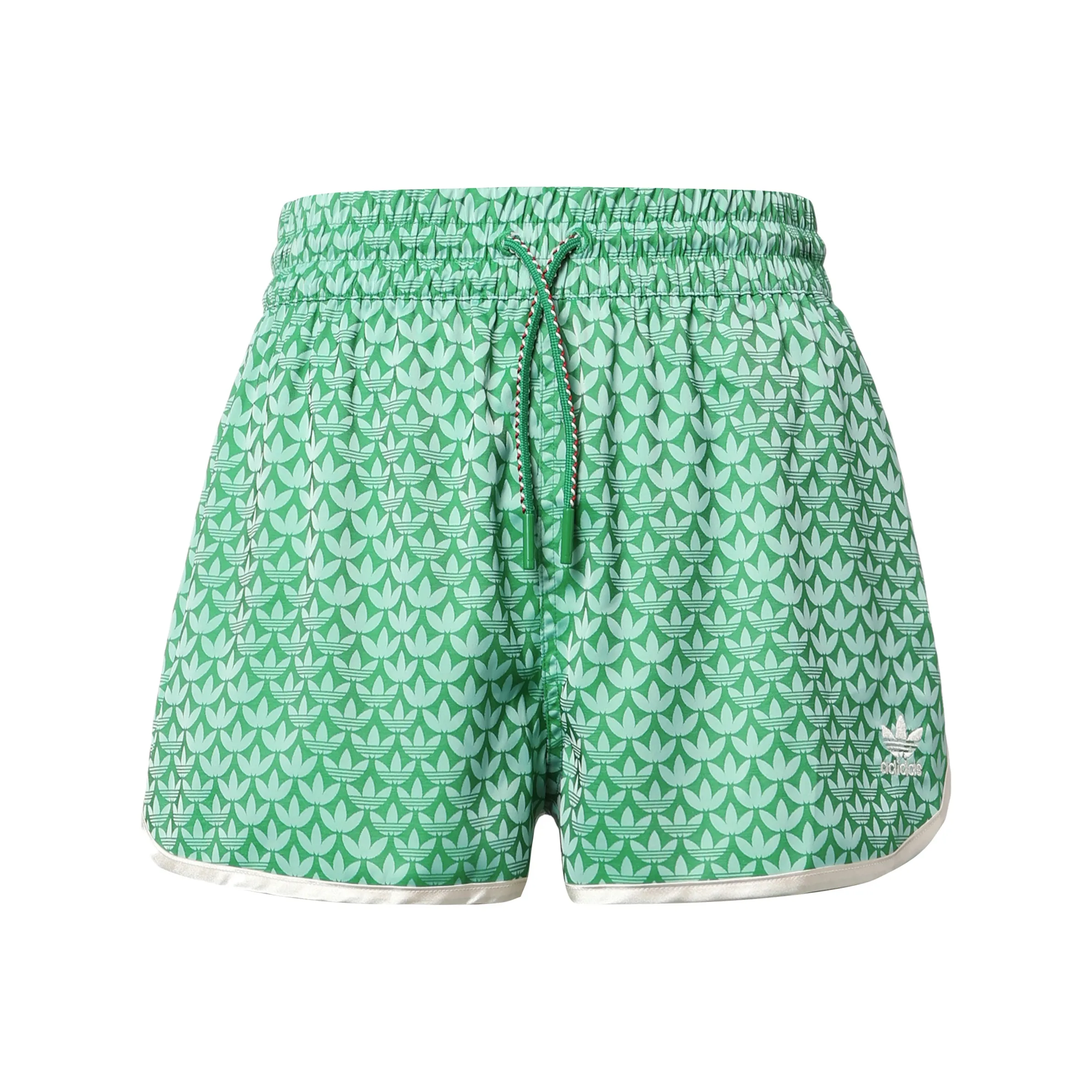 adidas originals Adicolor 70s High Waist Monogram Shorts Green