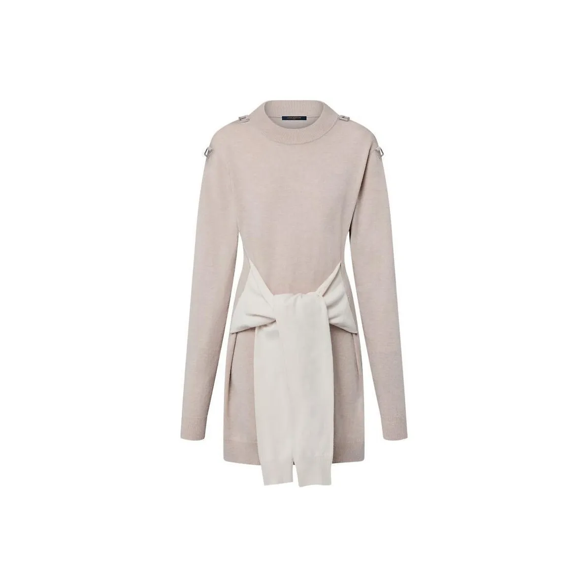 LOUIS VUITTON Sleeve Tie Knit Dress