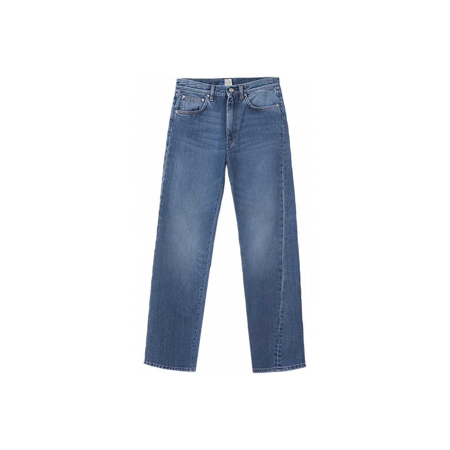 TOTEME Cropped Straight-Leg Jeans