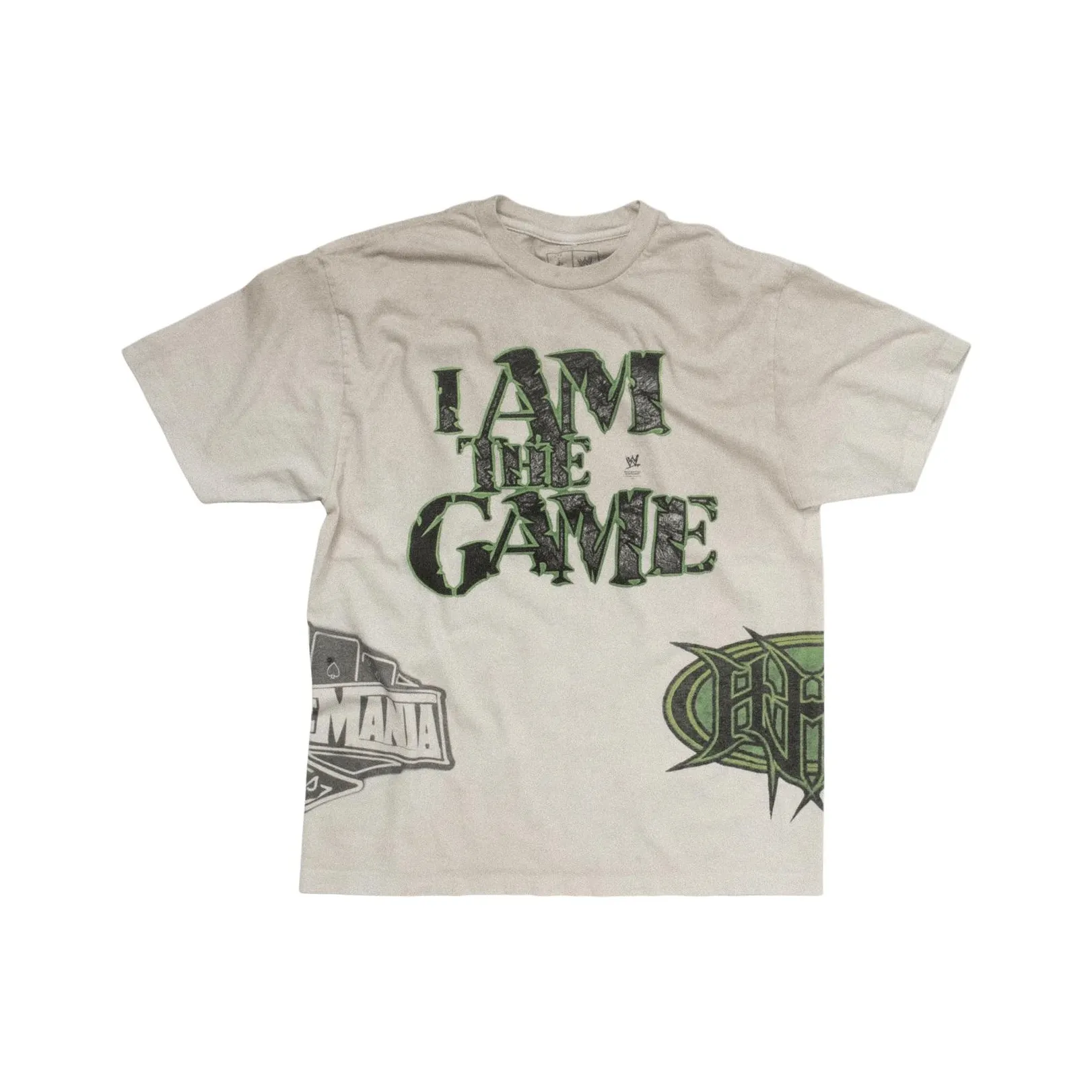 Travis Scott x WWE SS25 T-Shirt Унисекс Серый