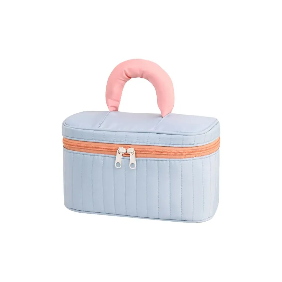 MILO BLISS Макарон Вертикальные Полосы Сумка-ведро Косметика Мешок для хранения Портативный