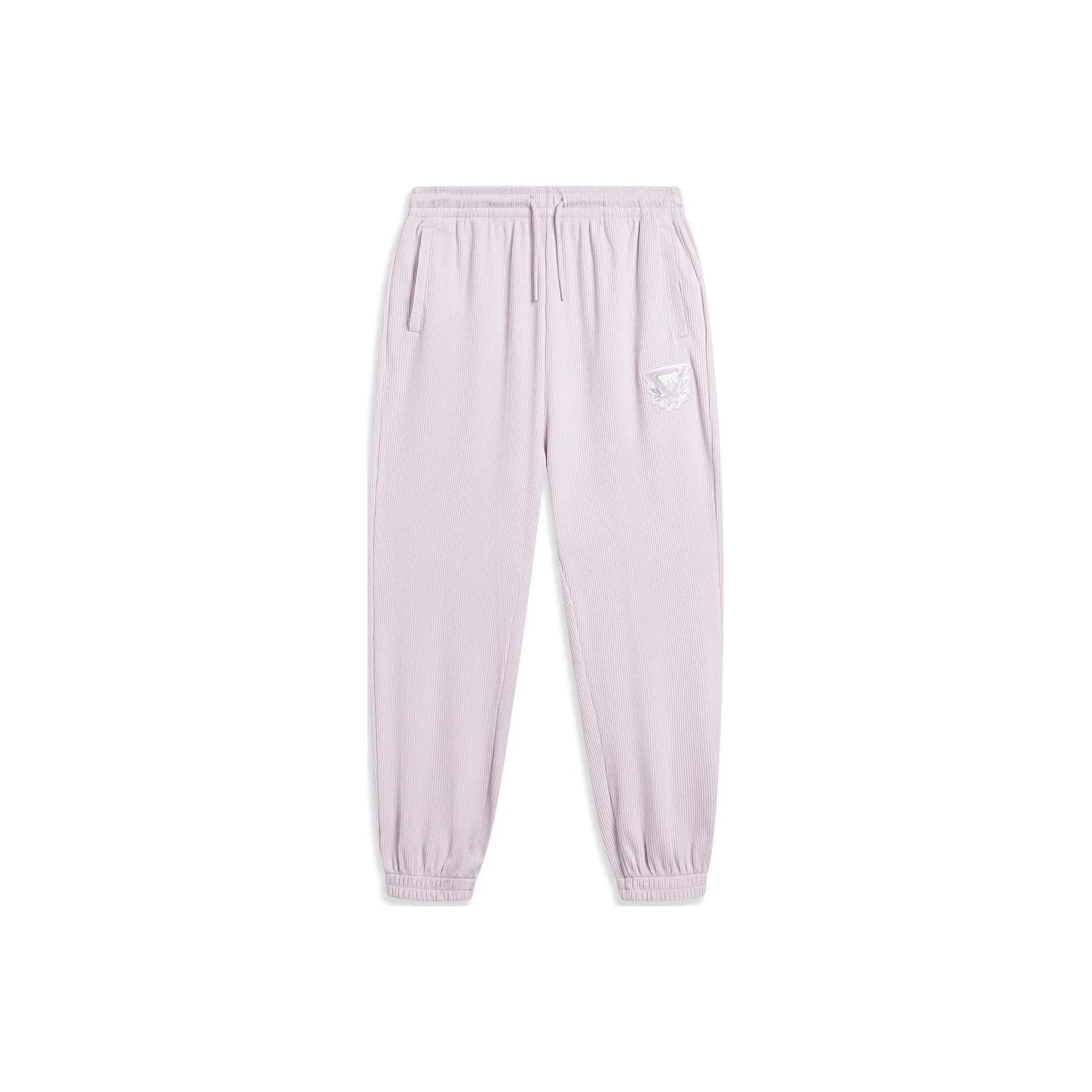 LiNing Sports Life Collection Knitted Sports Pants Women's Dusty Pink Purple