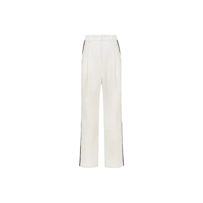 MEIYANG Suit Trousers Women's White