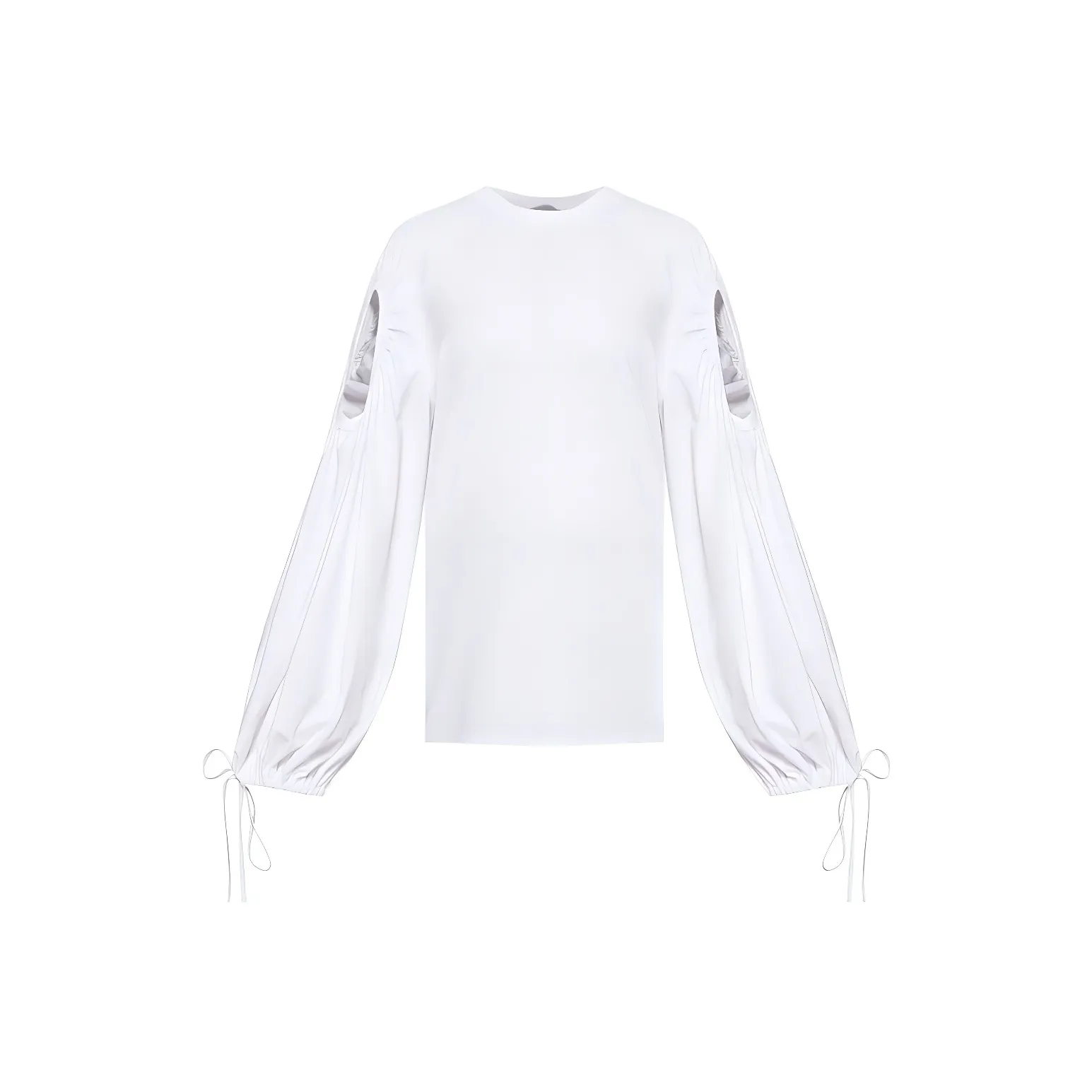 Burberry Рукав буф T Рубашка Женская Белая