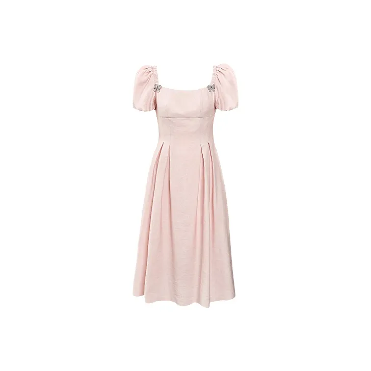 TAMMY TANGS Short Sleeved Dress Women's Pink