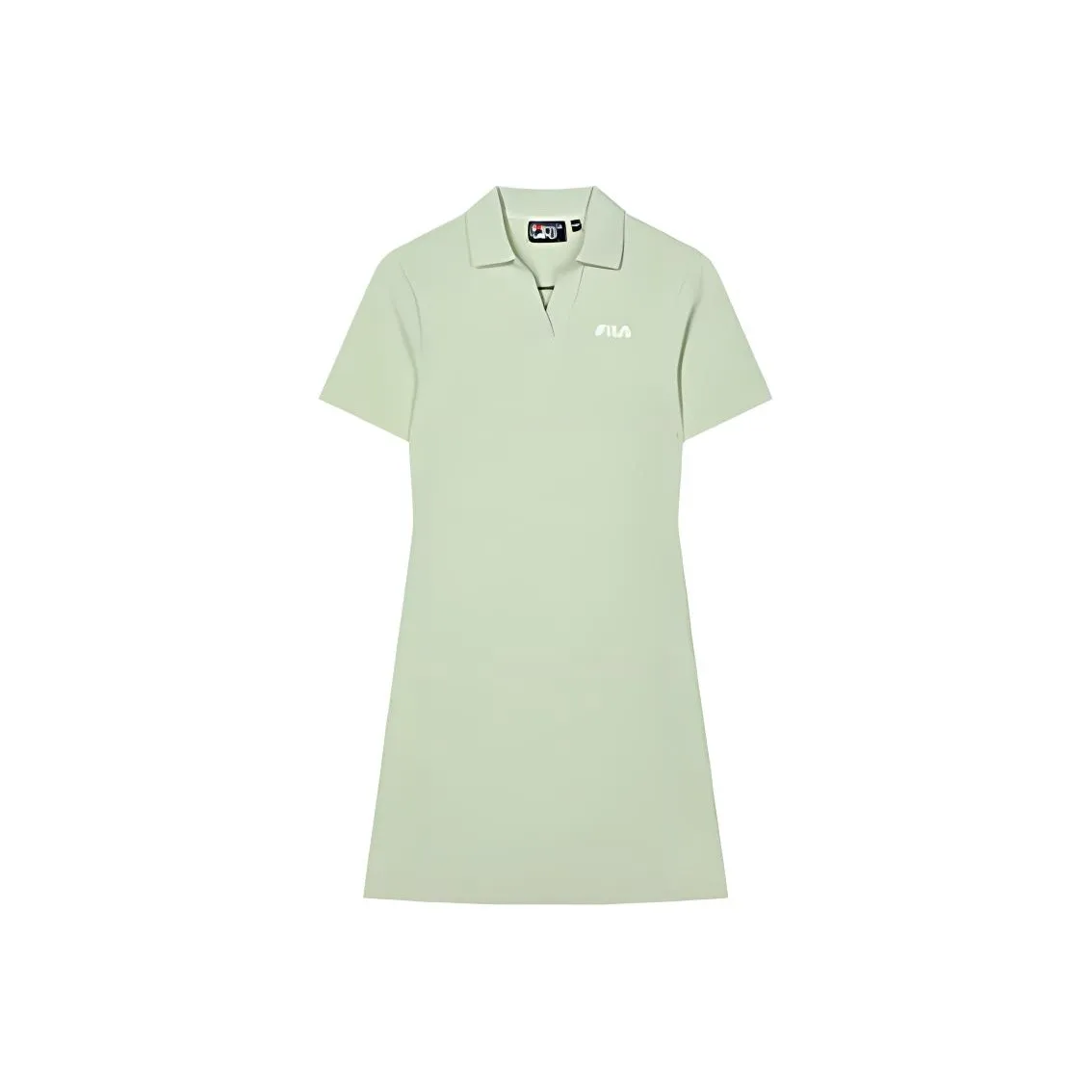 FILA HERITAGE BASKETBALL SS24 Short Sleeved Dress Women's Light Indigo Green
