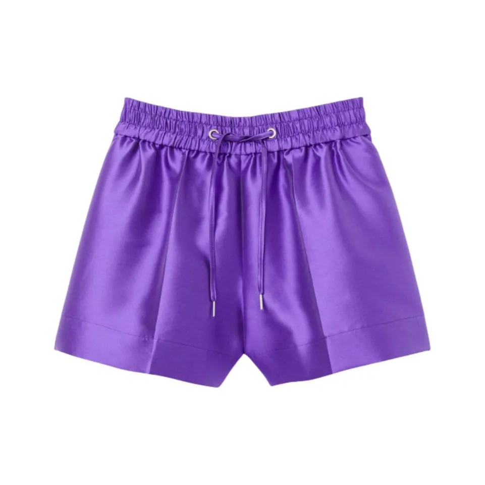 Sandro FW22 Повседневные шорты Женские Фиолетовые