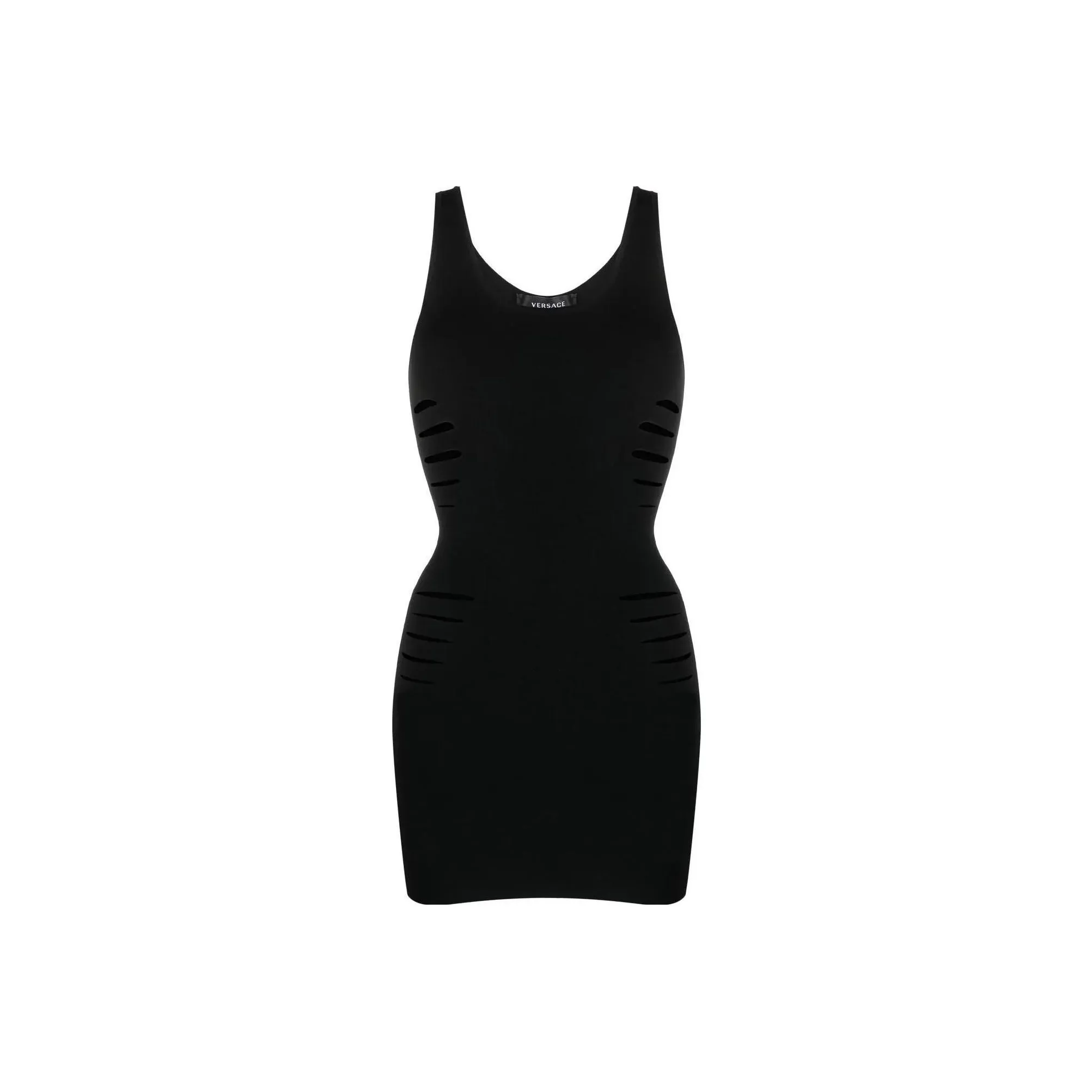 VERSACE SS23 Sleeveless Dress Women's Black