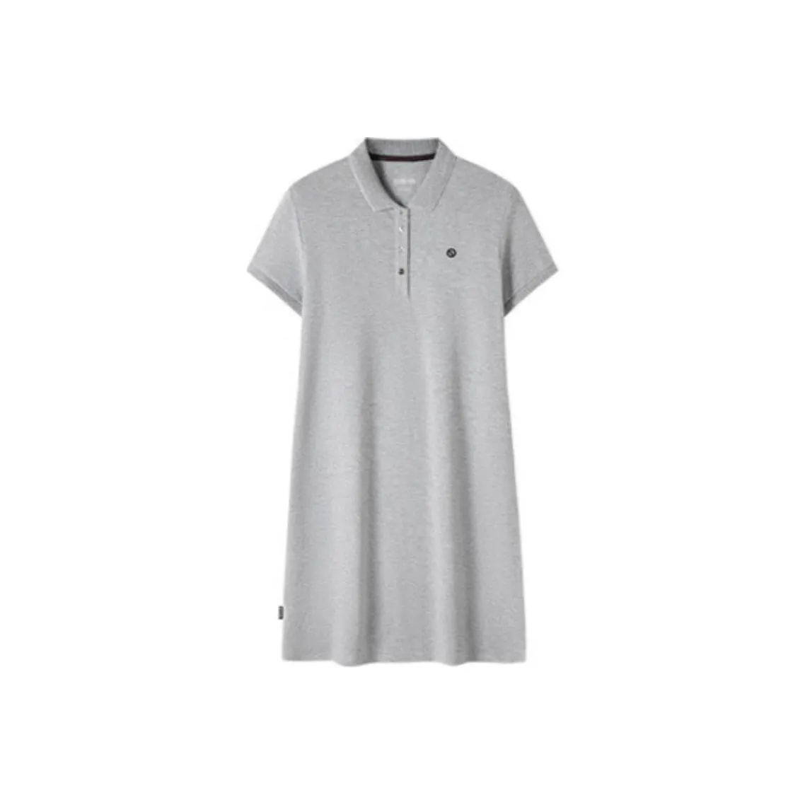 OUTDOOR PRODUCTS Короткий рукав Платье Женское Средний Фотиния Серый