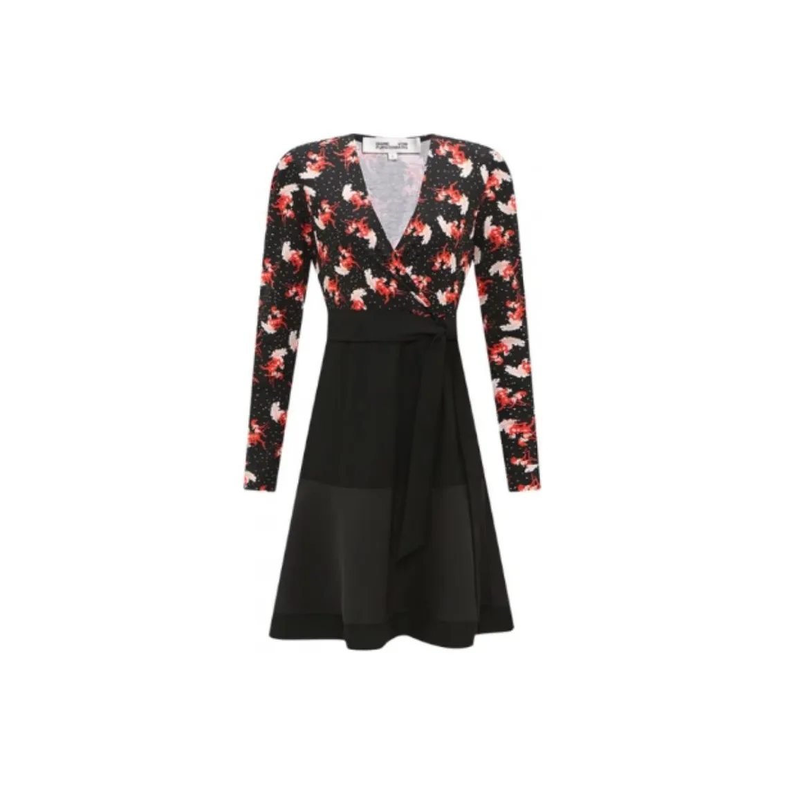 Sandals & Flip Flops Long Sleeved Dress Women's Black Red