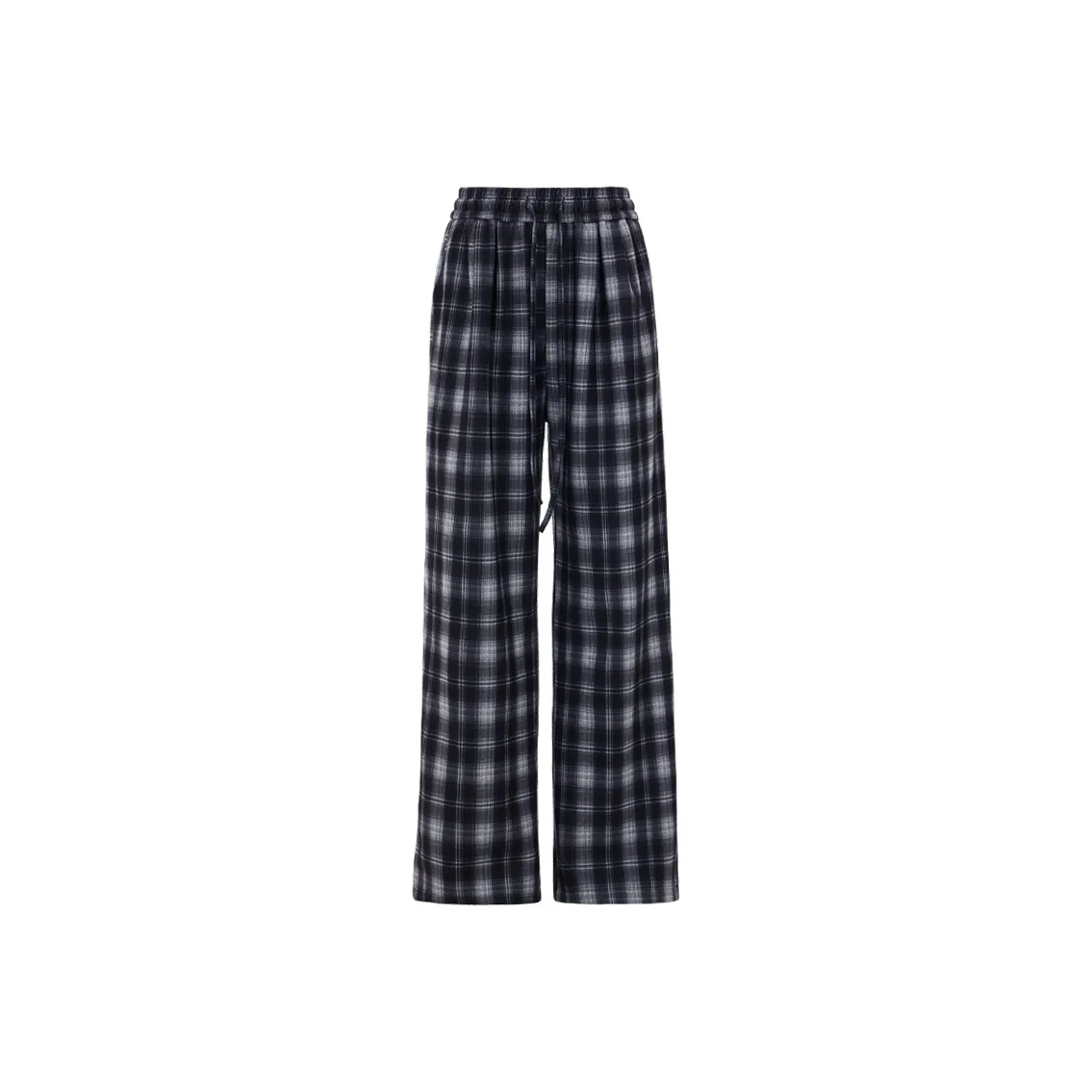 MKBY Casual Pants Women's Black Plaid