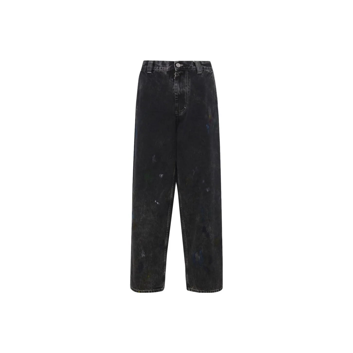 Maison Margiela Paint Effect Straight Leg Jeans