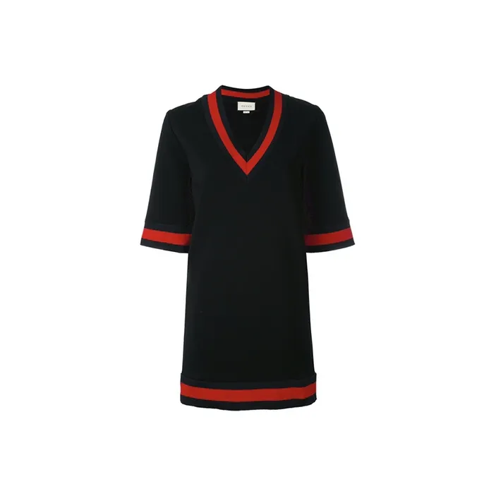 GUCCI Short Sleeved Dresses Women's Black