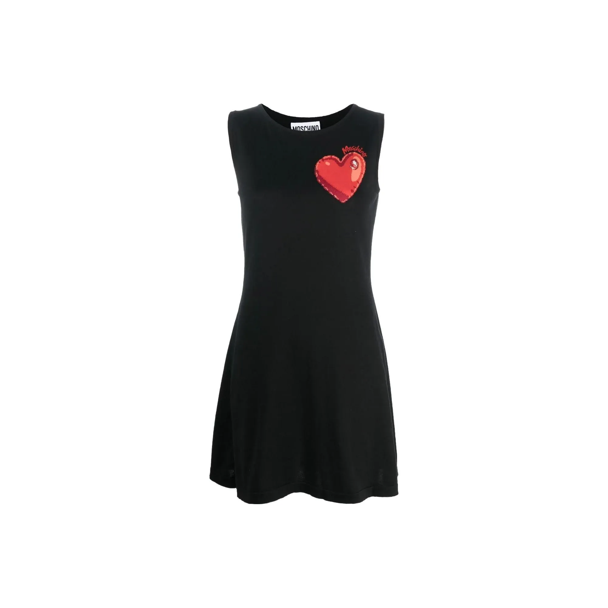 MOSCHINO Без рукавов Платье Женское Черное