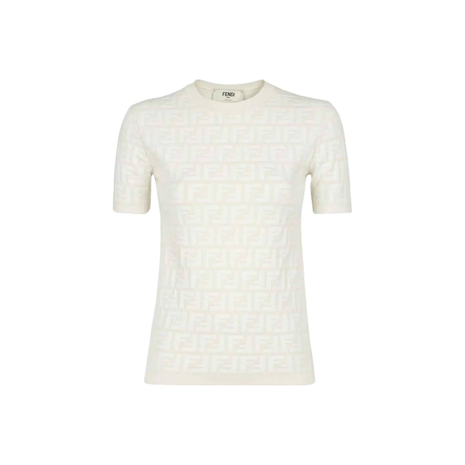 FENDI Crewneck Short-Sleeved Jumper