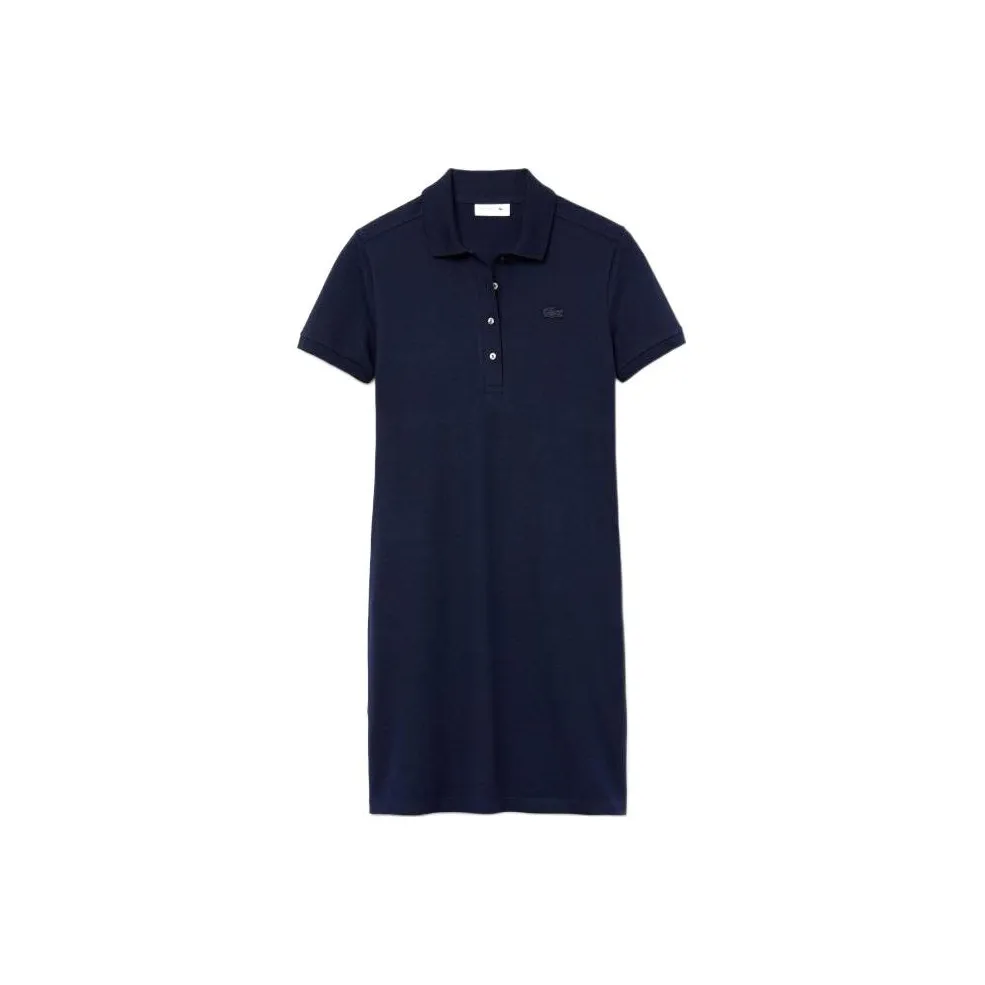 LACOSTE Logo patch Short sleeve Polo Dress