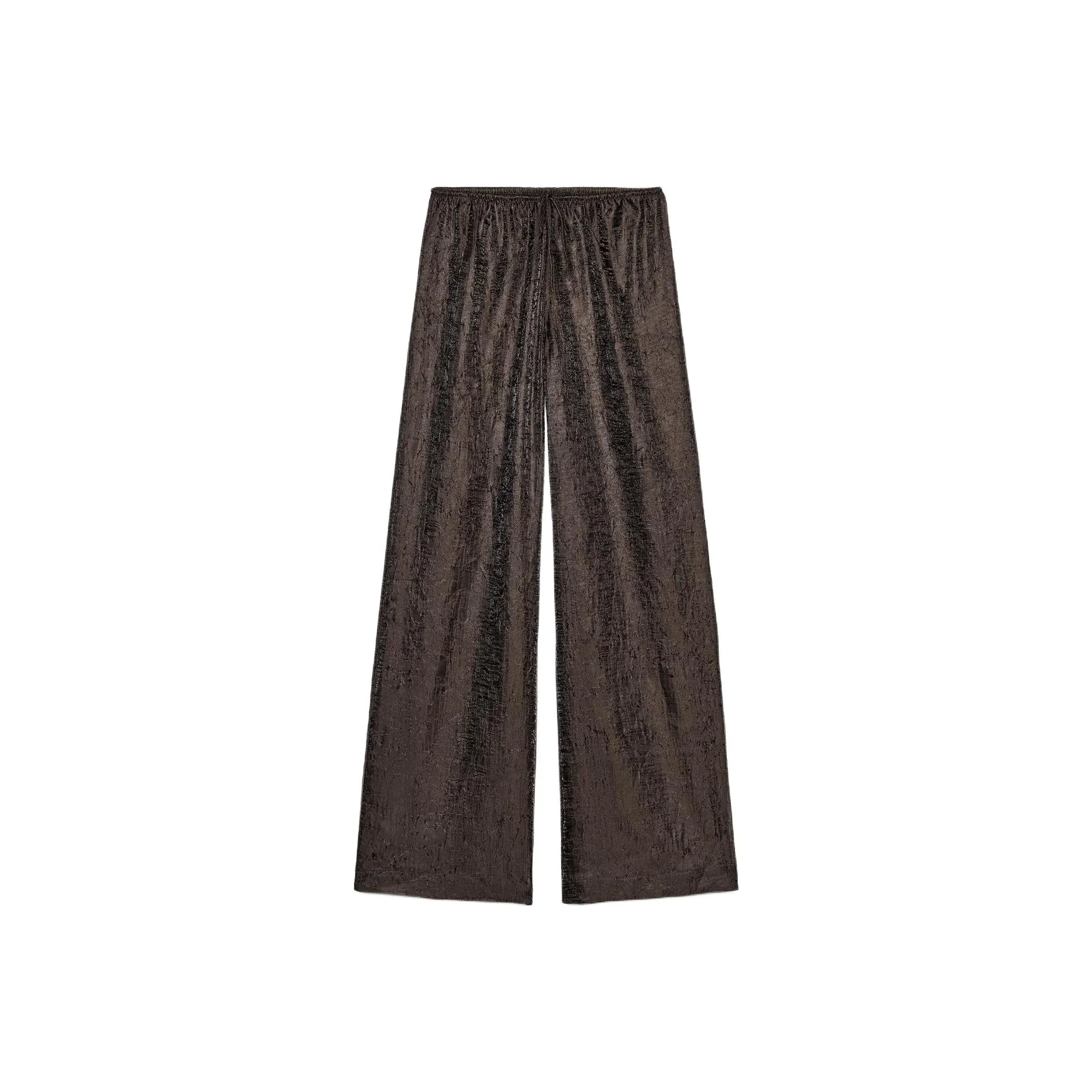 ZARA Повседневные брюки Женские Коричневый