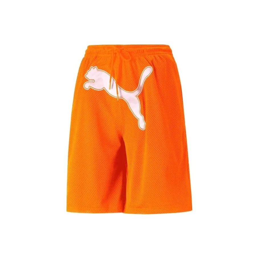 PUMA DUA LIPA Оранжево-красные Женские Повседневные шорты