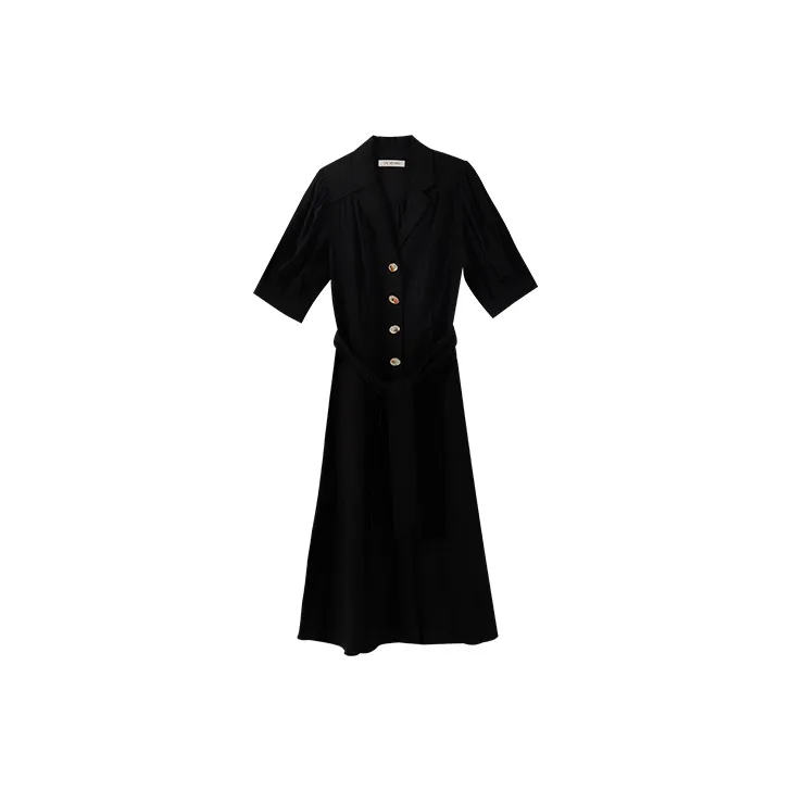 YUMOMO STAR Элегантное черное платье