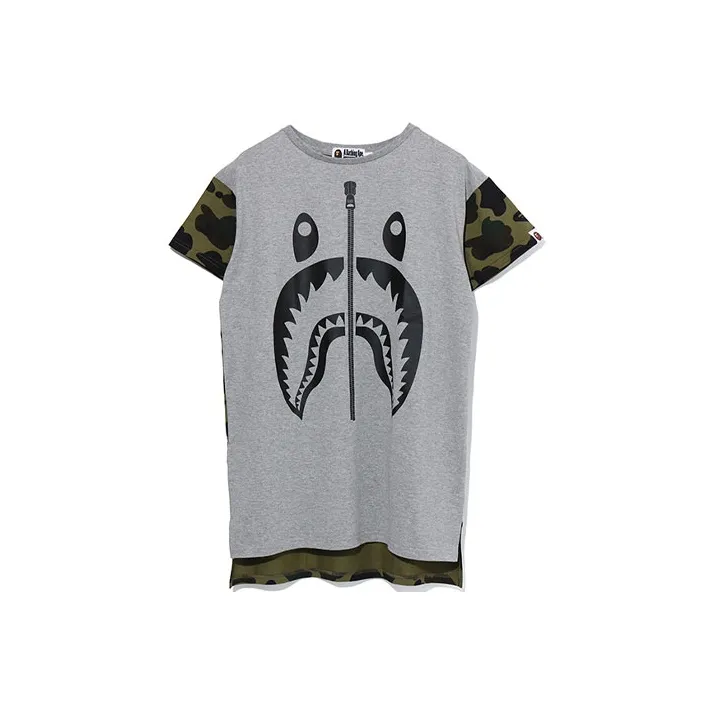 A BATHING APE Shark Series Short Sleeved Dresses Women's