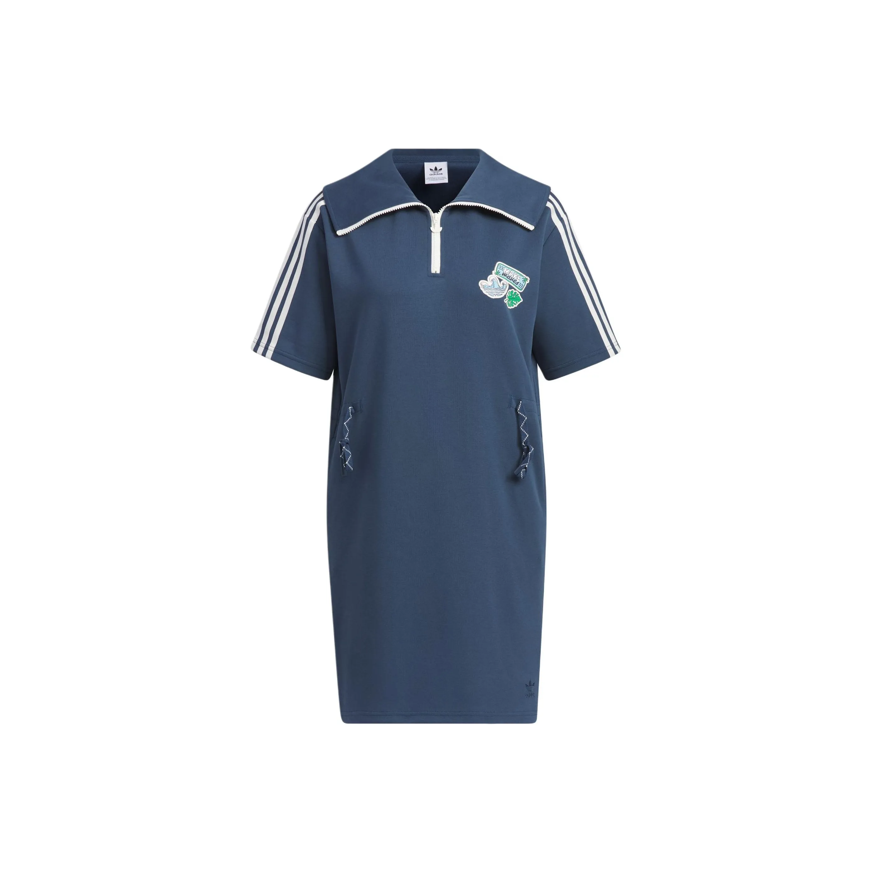 Adidas Originals Short Sleeved Dresses Women's Navy Blue