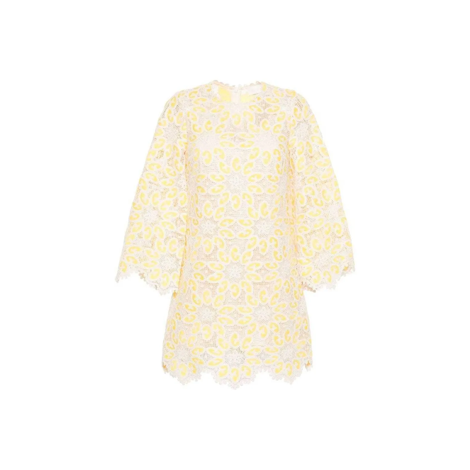 Zimmermann Golden Lace Mini Dress