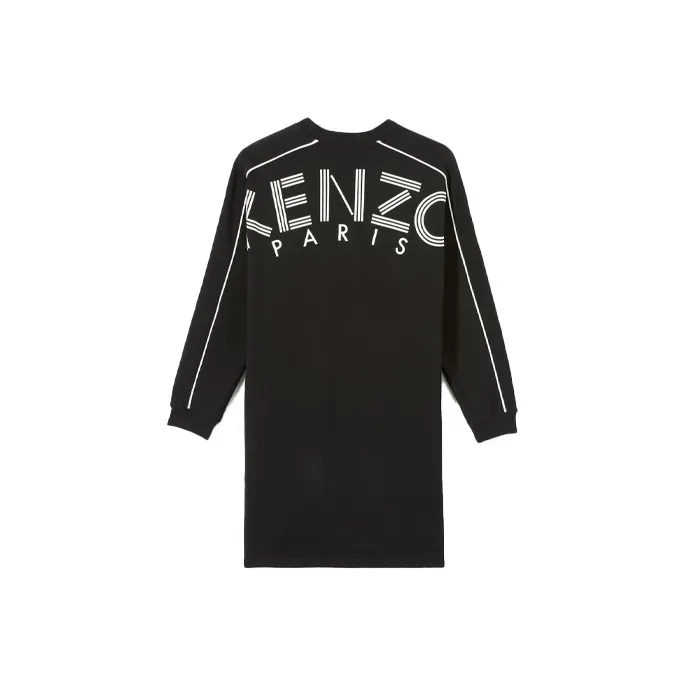 KENZO Long-Sleeved Dresses Women's Black