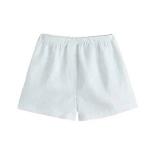 Zara Home Белые Женские Повседневные Шорты