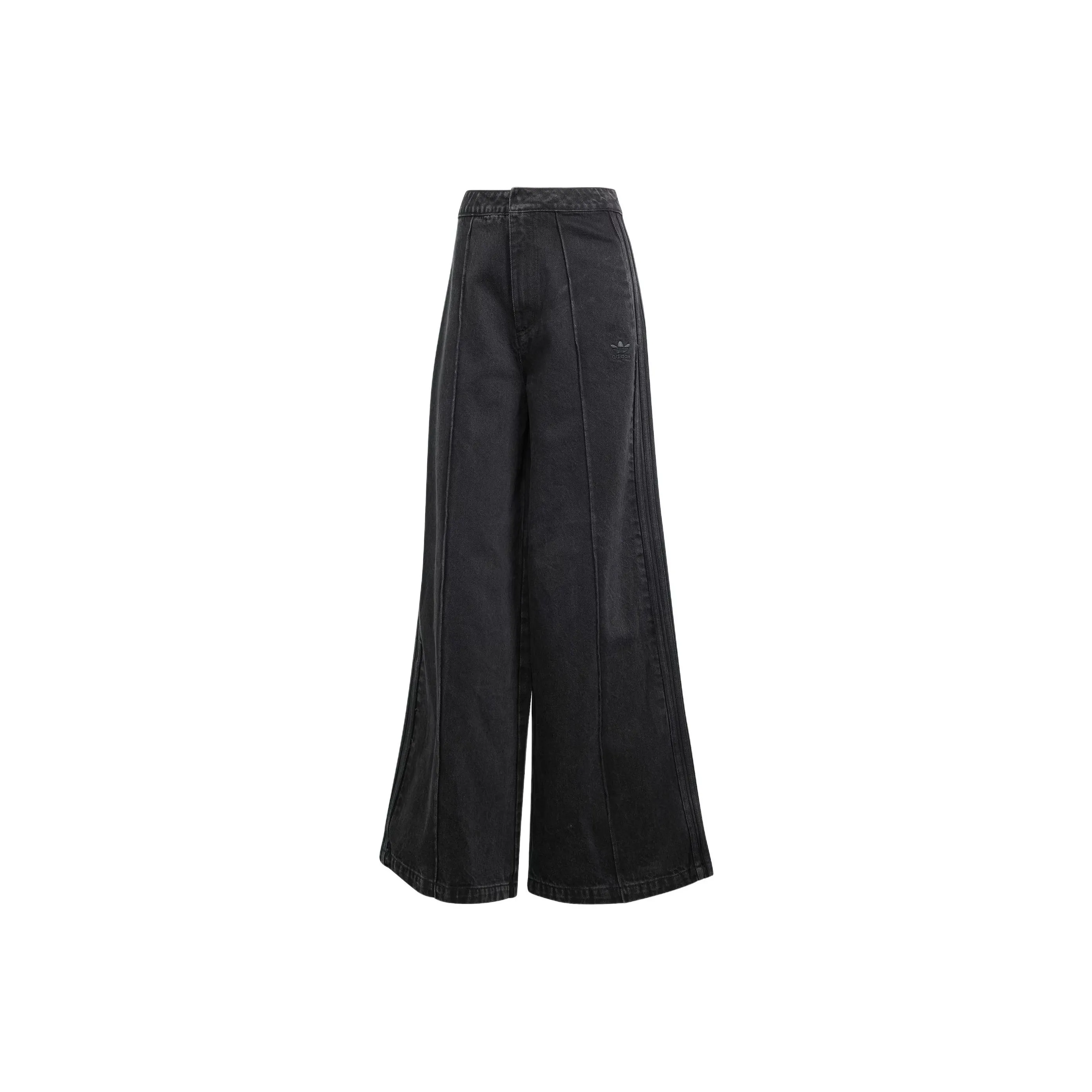 Adidas Originals High Waist Wide Leg Jeans