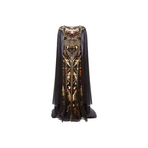Temperley London Черное Женское Короткое Платье с Рукавами