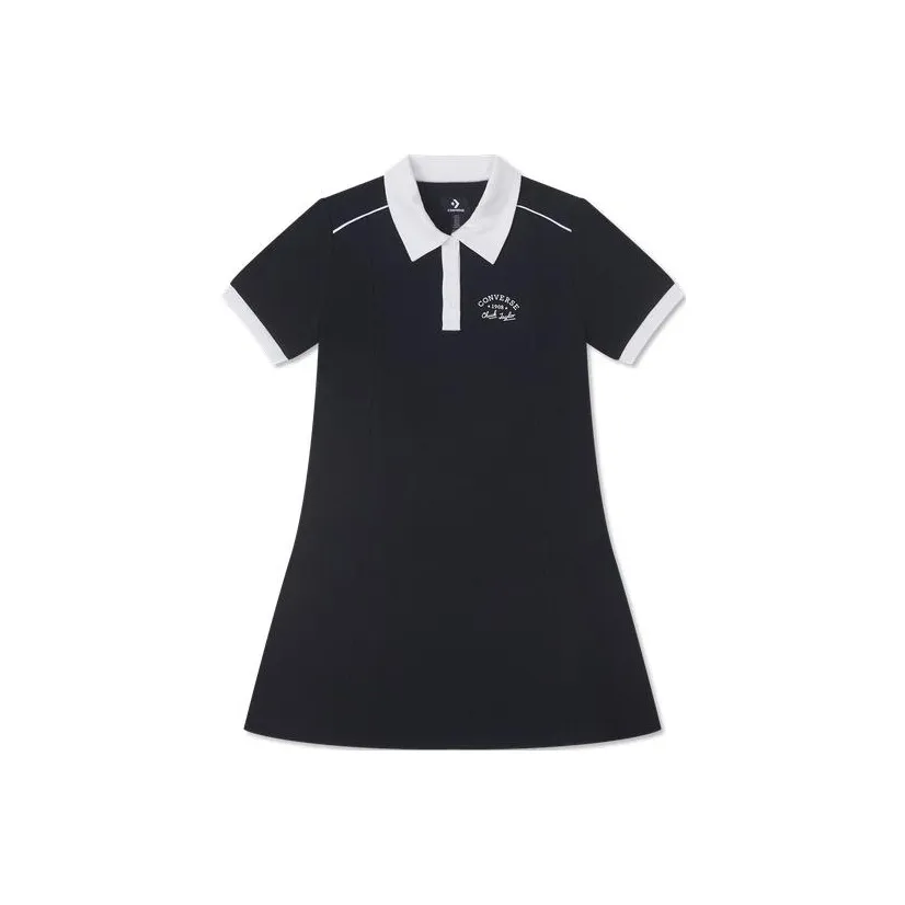Converse Short Sleeved Dress Women's Black
