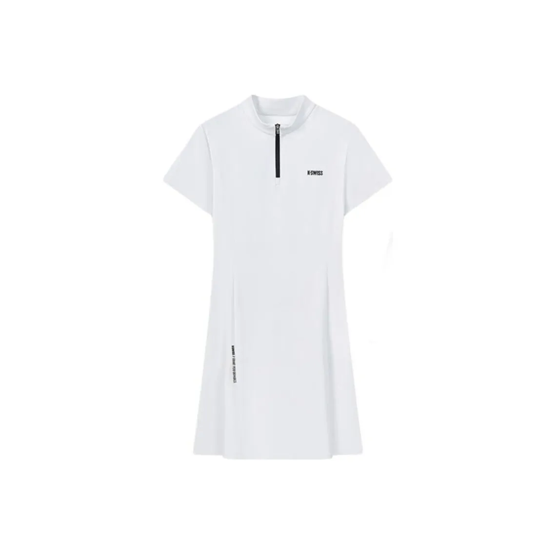 KSWISS Короткий рукав Платье Женское Снежно-белый цвет