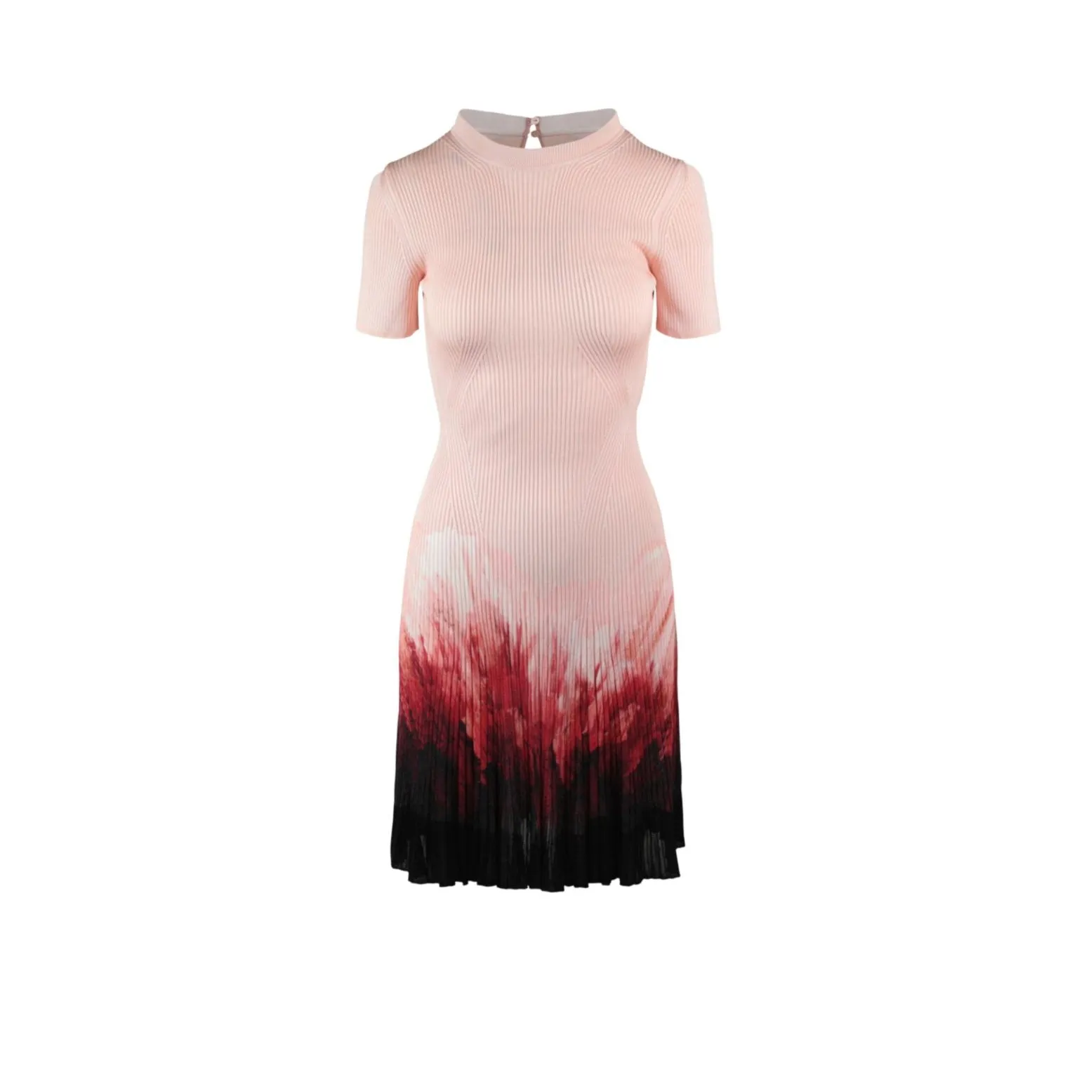 Alexander McQueen Short Sleeved Dress Women's Pink