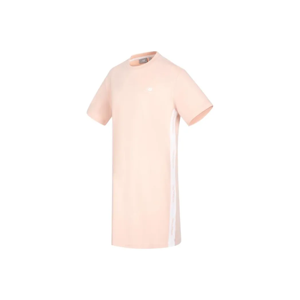 New Balance Short Sleeved Dress Women's Coral Pink