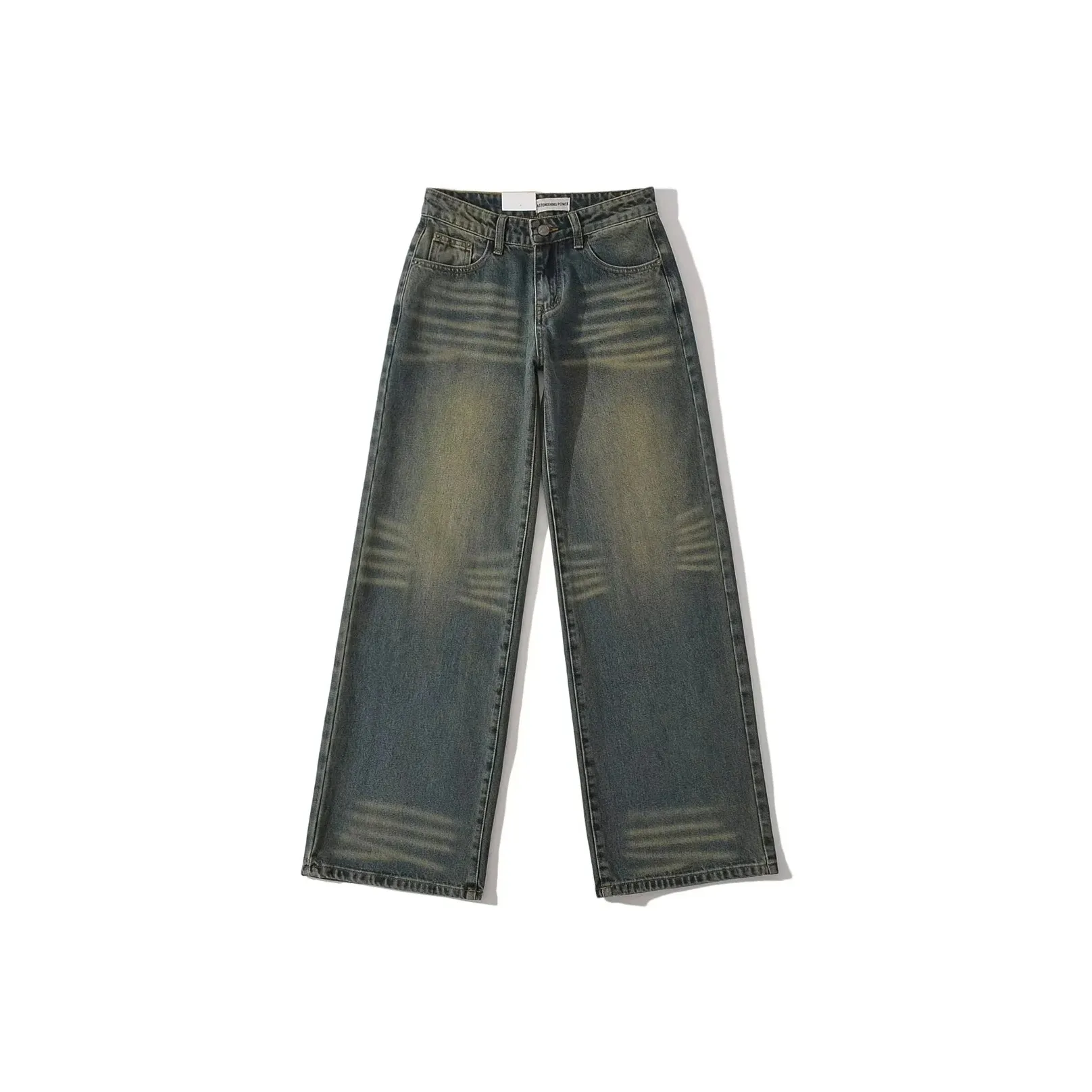 Bird of Aussie Джинсы Женские Винтаж Синий