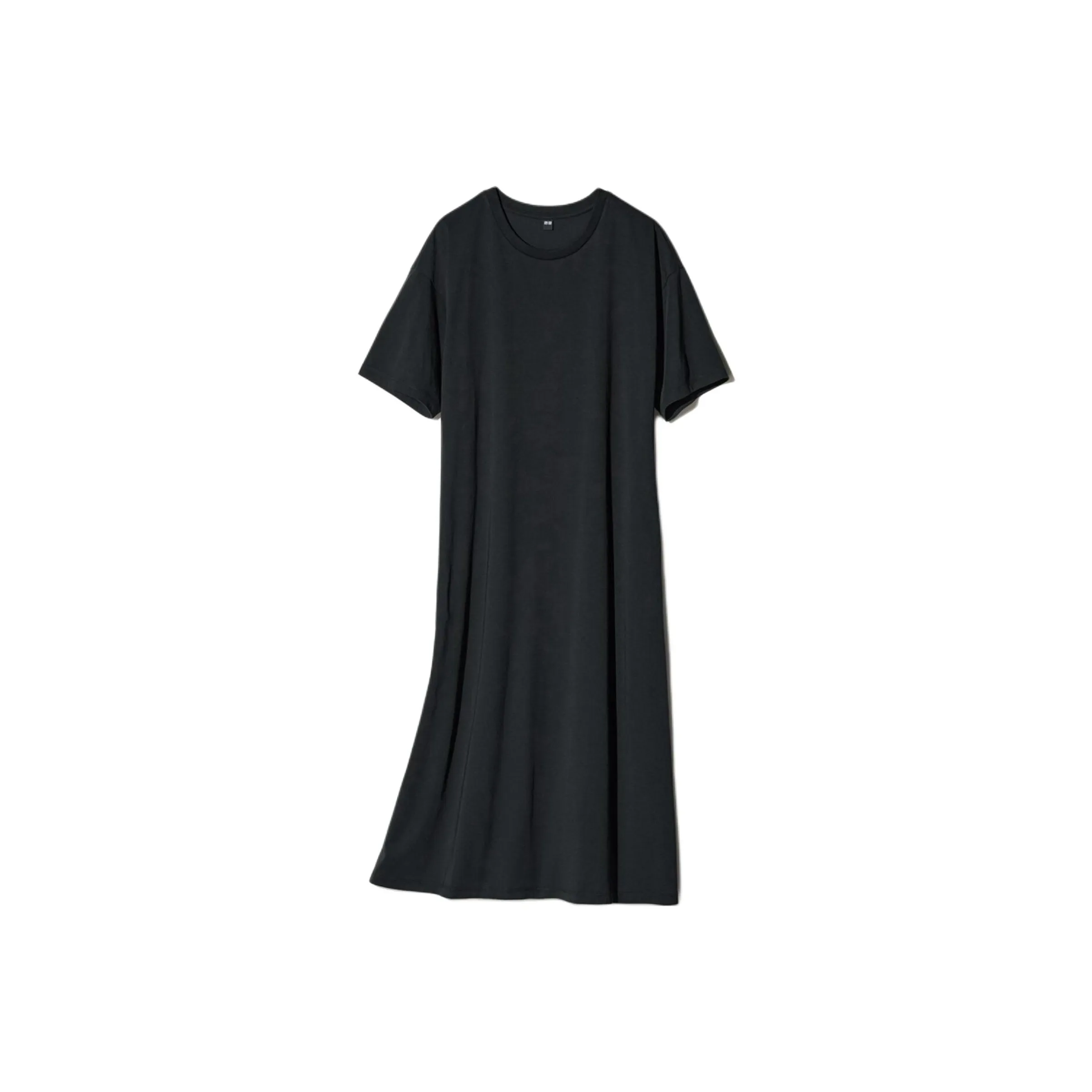 UNIQLO AIRism Mesh Series Short Sleeved Dress Women's Black
