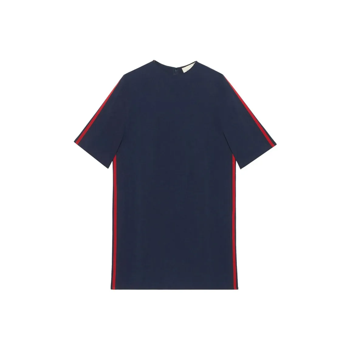 GUCCI Short Sleeved Dress Women's Dark Blue