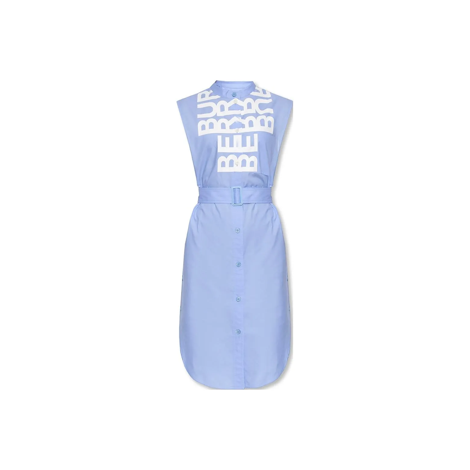 Burberry SS22 Sleeveless Dress Women's Light Porcelain Blue
