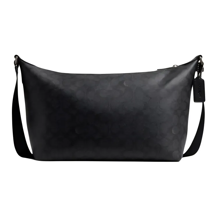 COACH Сумка через плечо из искусственной кожи маленькая мужская угольно-черная