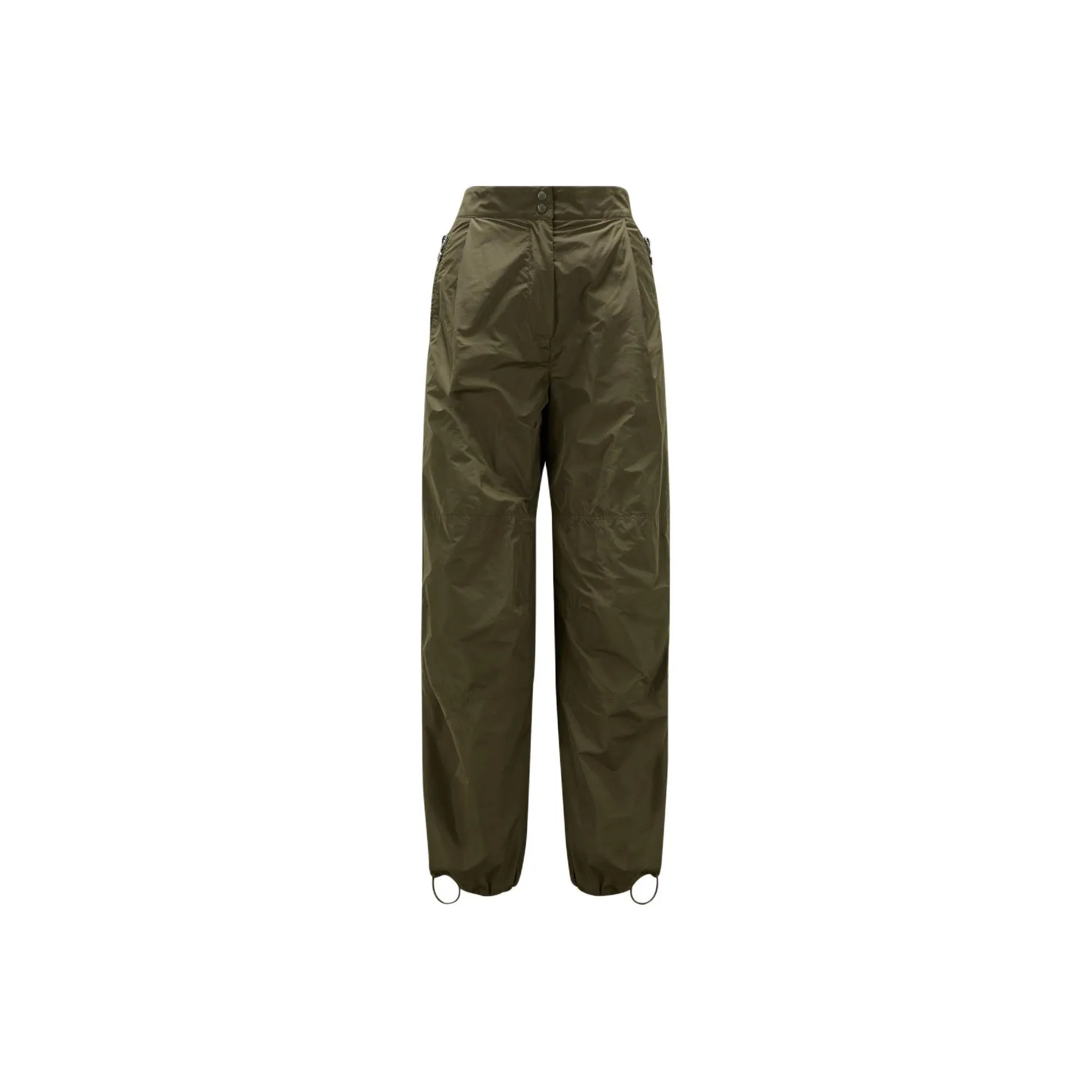 Moncler Knitted Sports Pants Women's Green