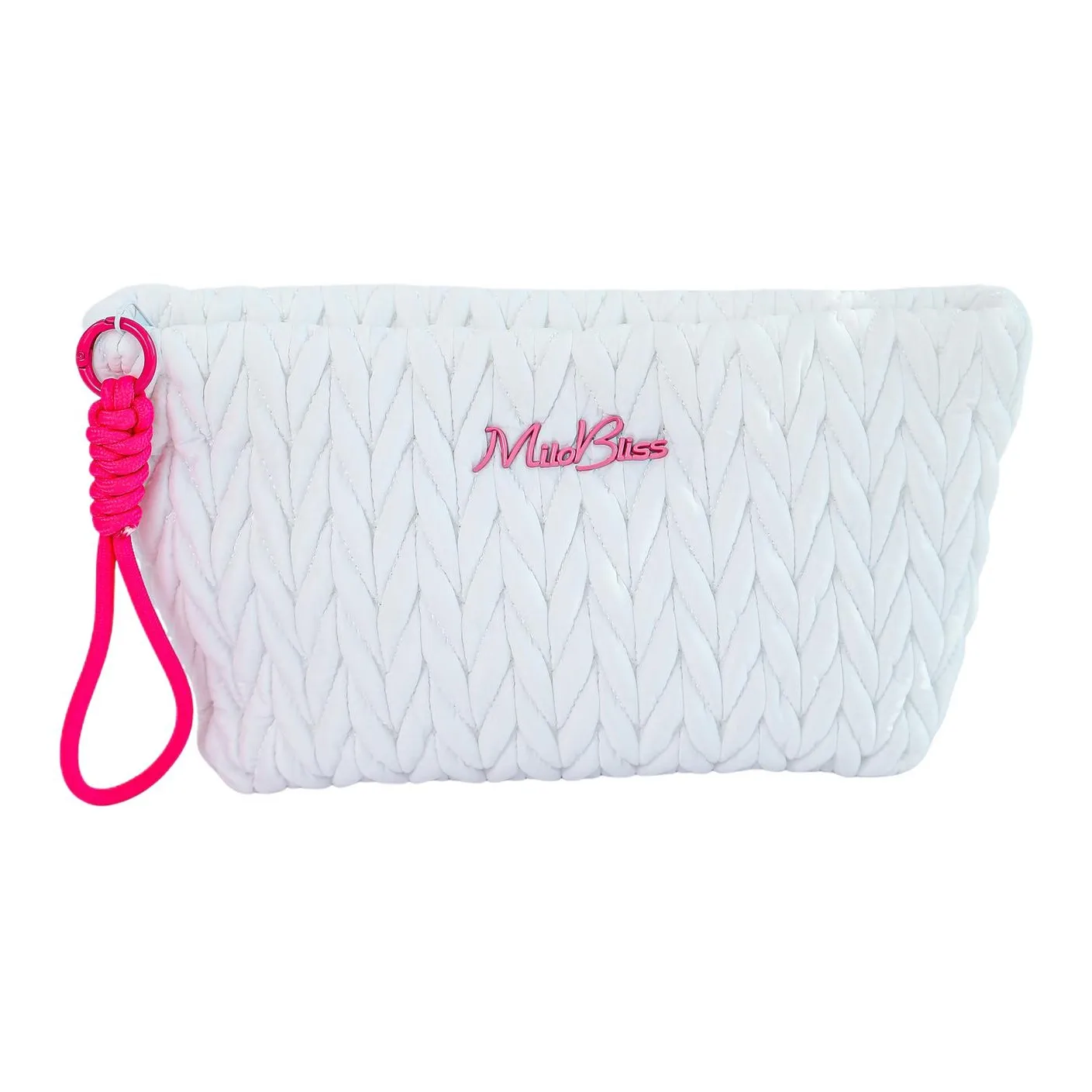 MILO BLISS Лоза Плиссированный Лоскутное шитье Клетчатый Макияж Сумки для хранения Портативный