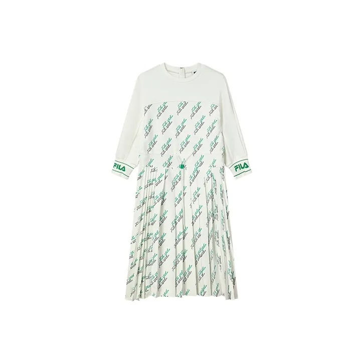 FILA Long Sleeved Dresses Women's White