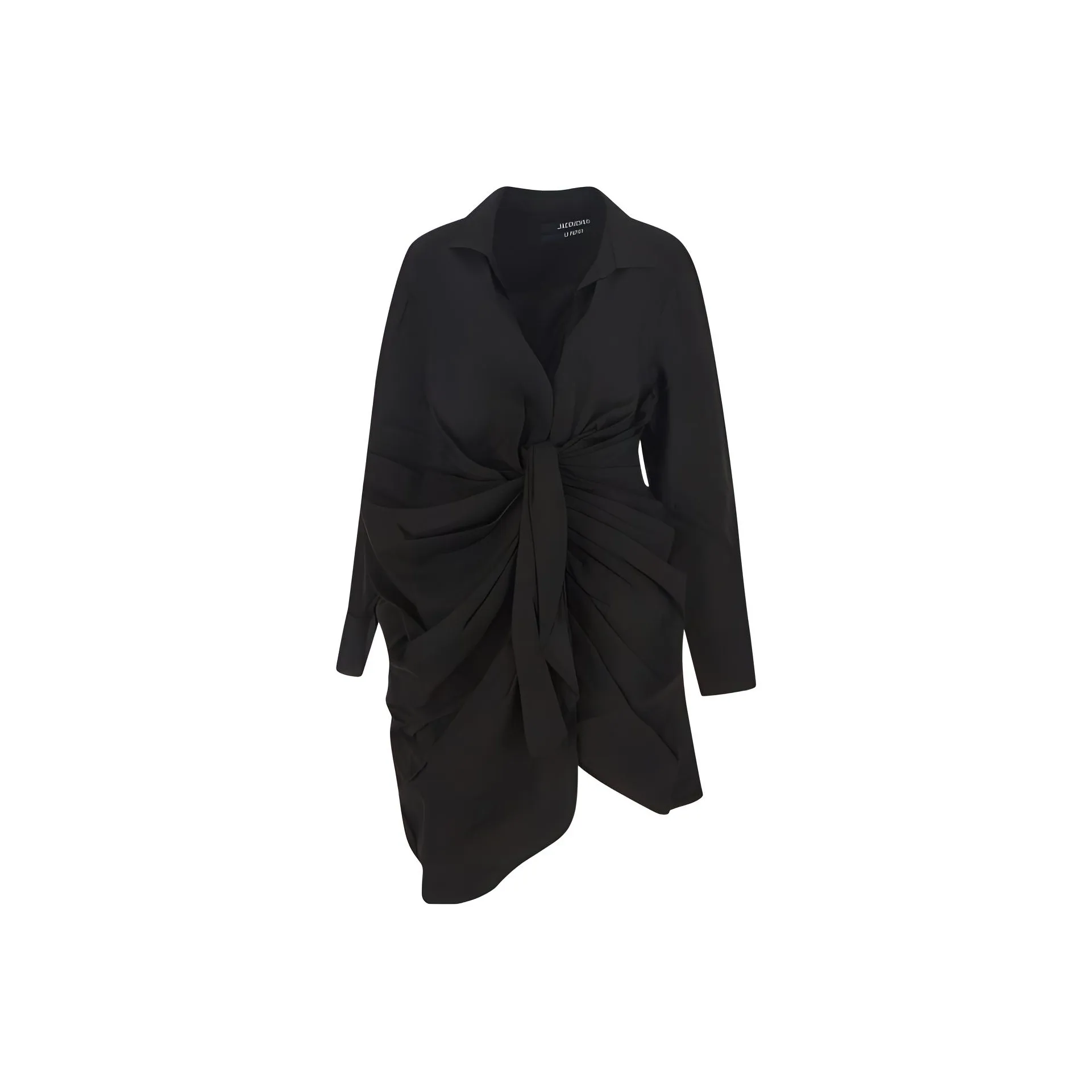 Jacquemus La Robe Bahia V Neck Shirt Dress