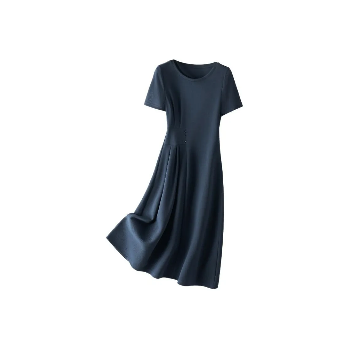 IHIMI Short Sleeved Dress Women's Dark Blue