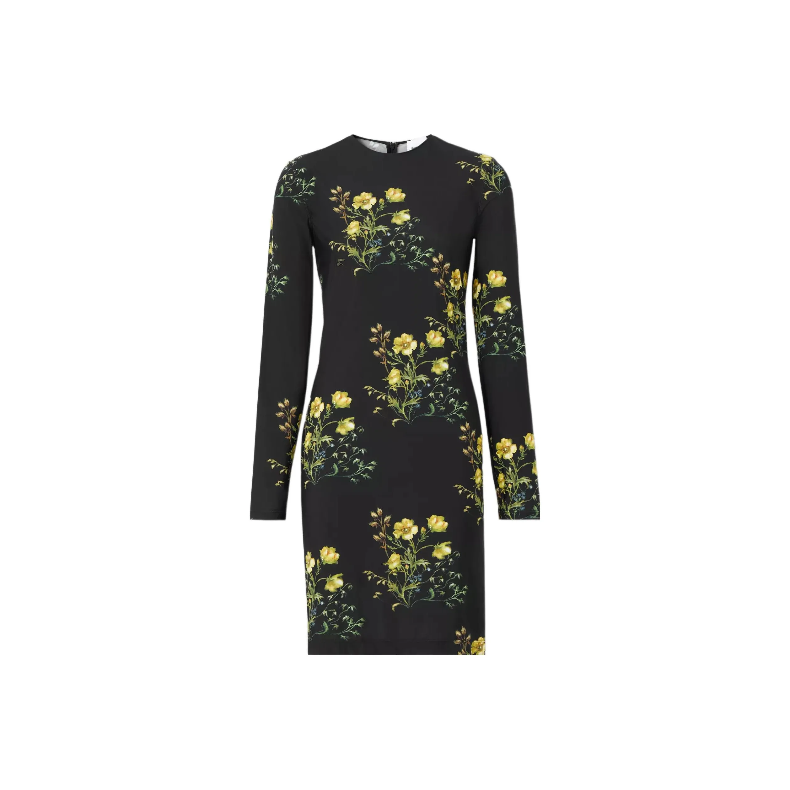 Burberry Long Sleeved Dresses Women's Black