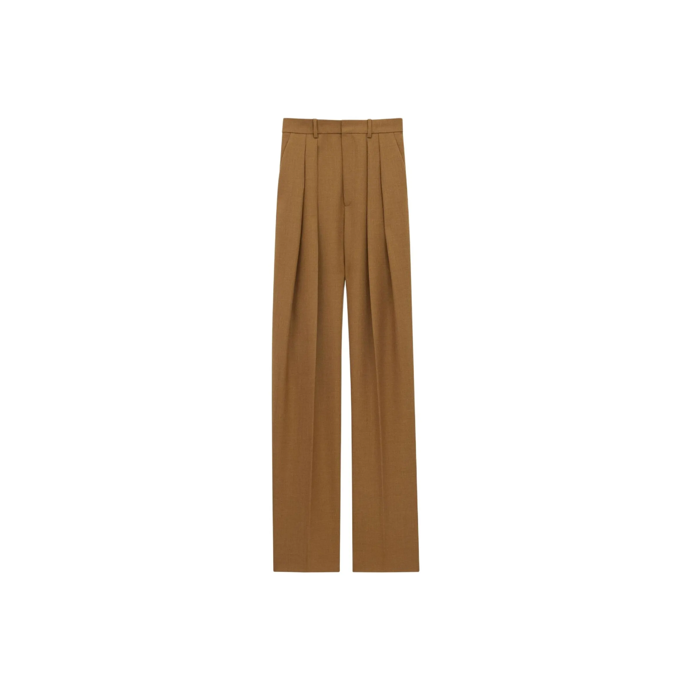 SAINT LAURENT Casual Pants Women's Mustard Green