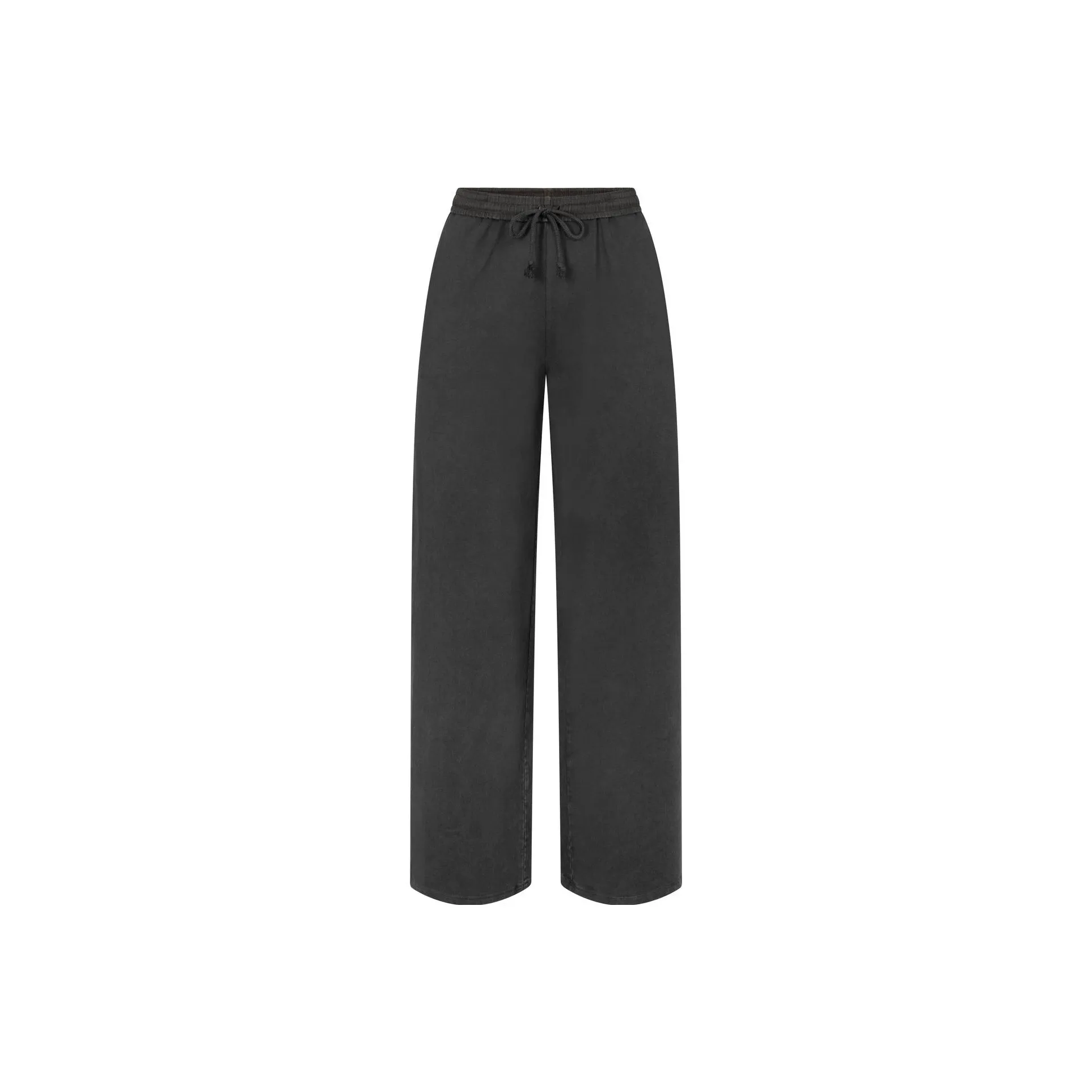 SKIMS OUTDOOR JERSEY Брюки Повседневные Брюки Женские Washed Onyx